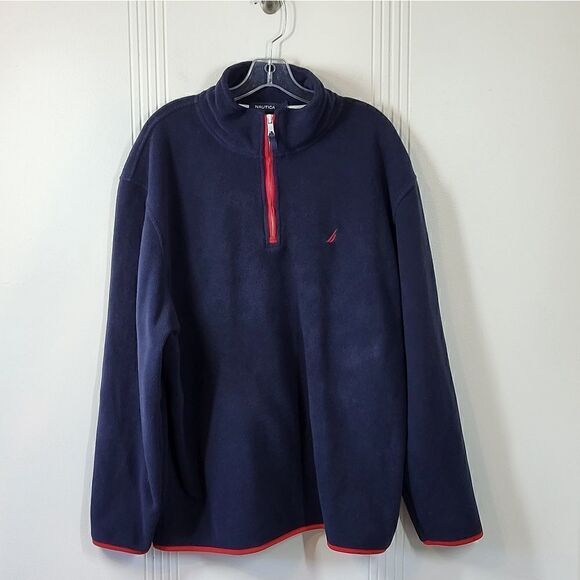 Plus Size Nautica Men's Fleece Jacket - Picture 1 of 5